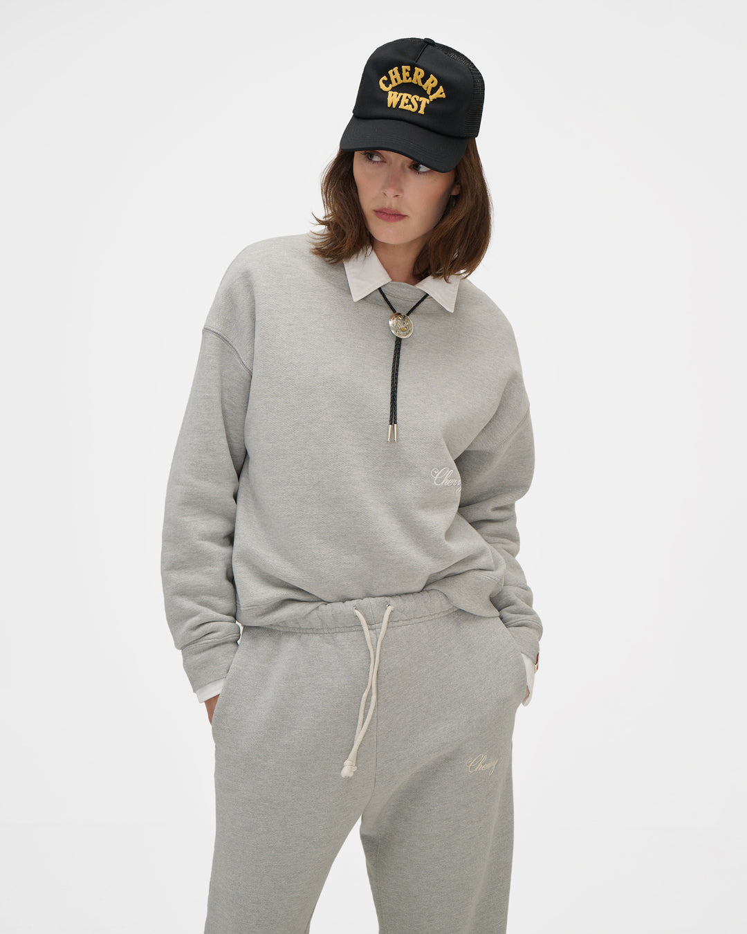 American Classic Crewneck (Heather Grey)