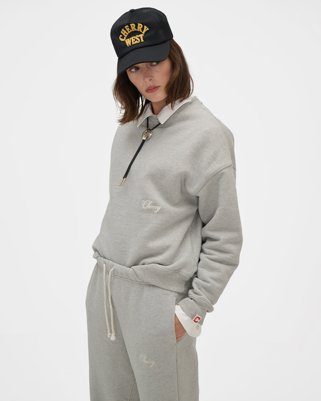 American Classic Crewneck (Heather Grey)