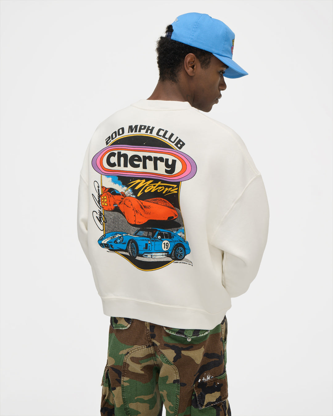 Cherry American Crewneck (Vintage White)