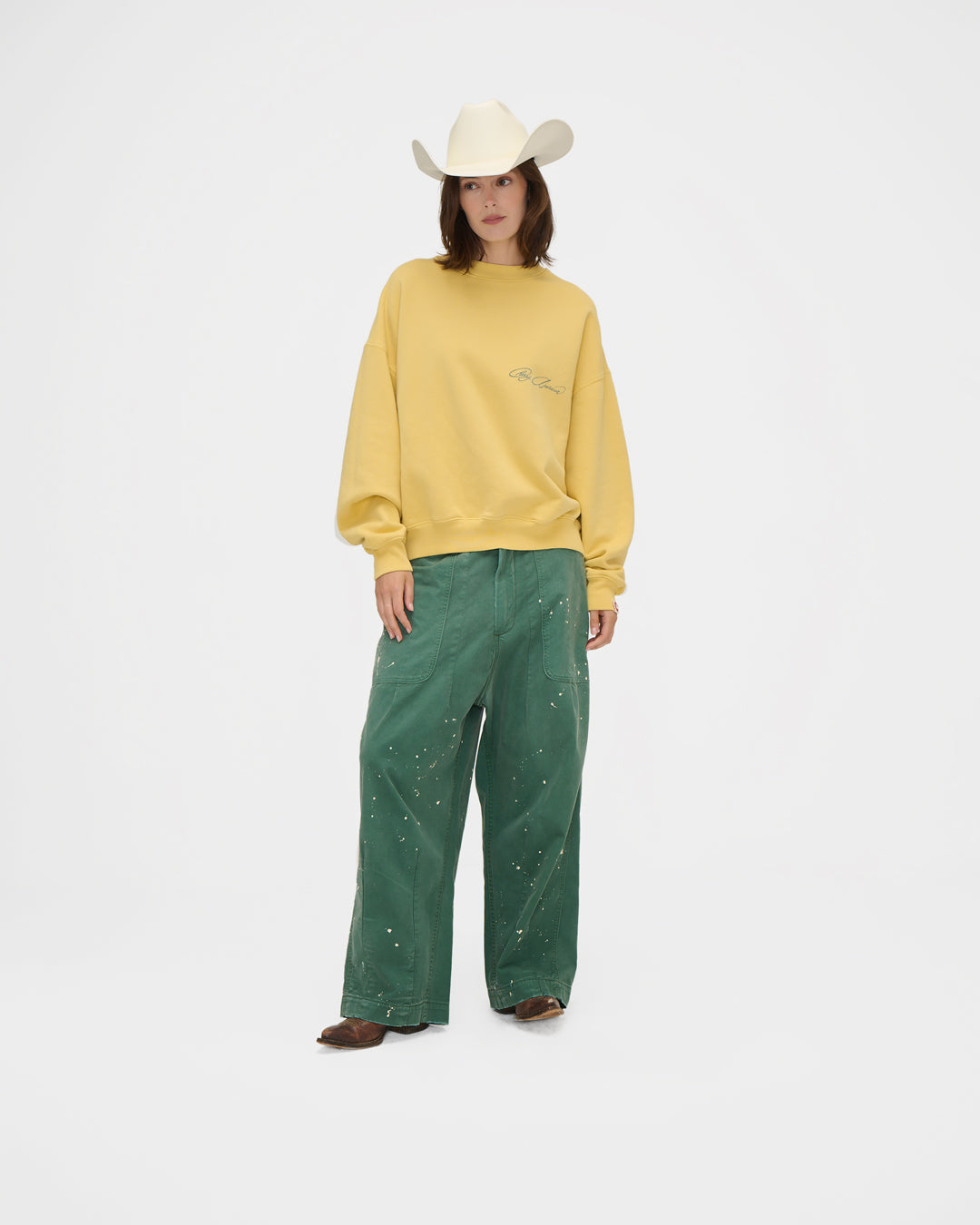 Cherry American Crewneck (Butter)