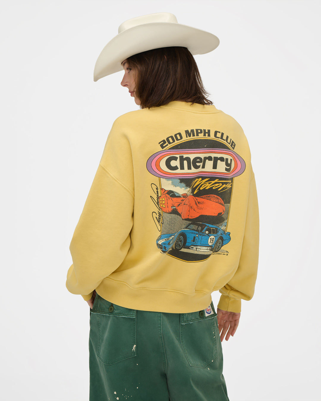 Cherry American Crewneck (Butter)