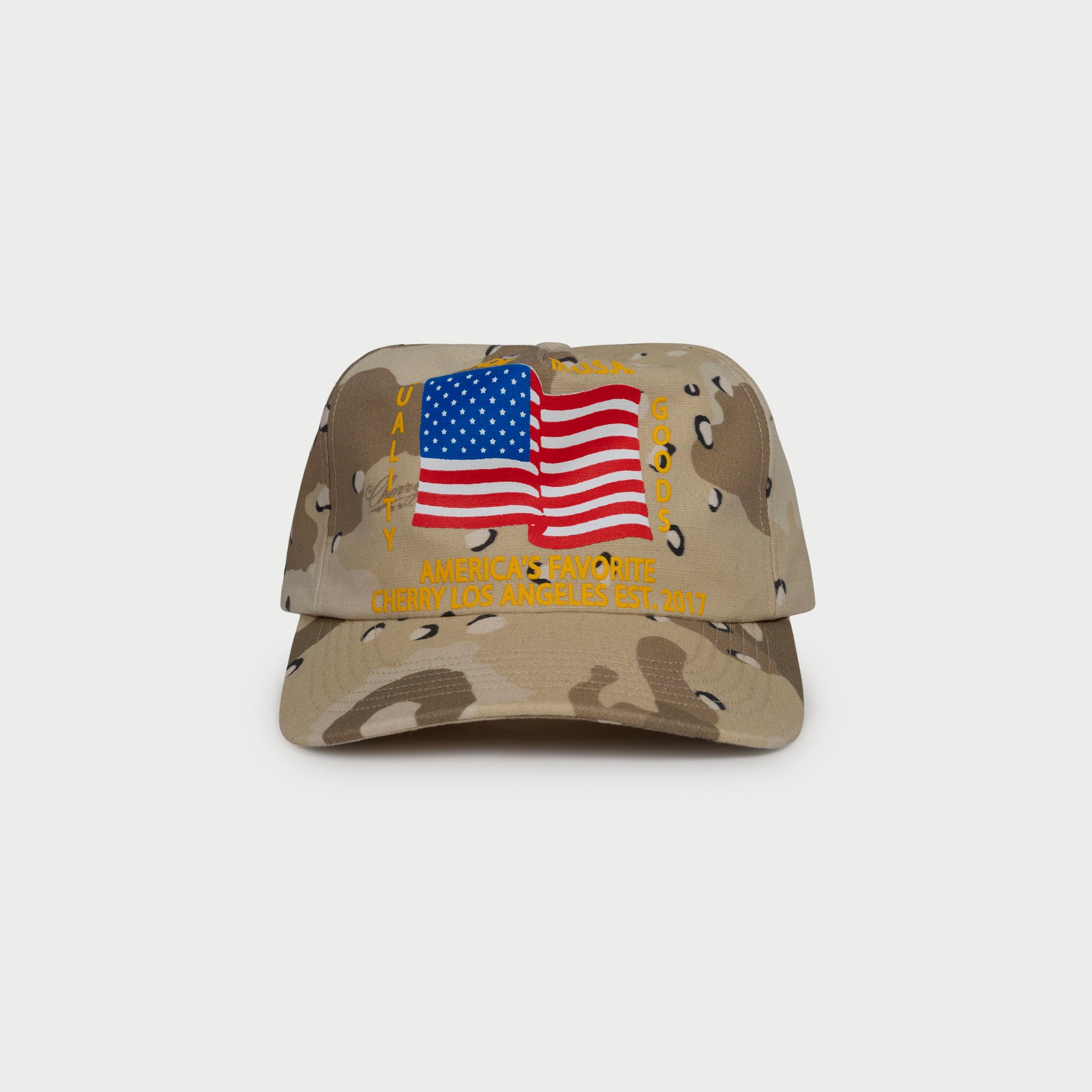 America's Favorite 5 Panel Hat (Desert Camo)