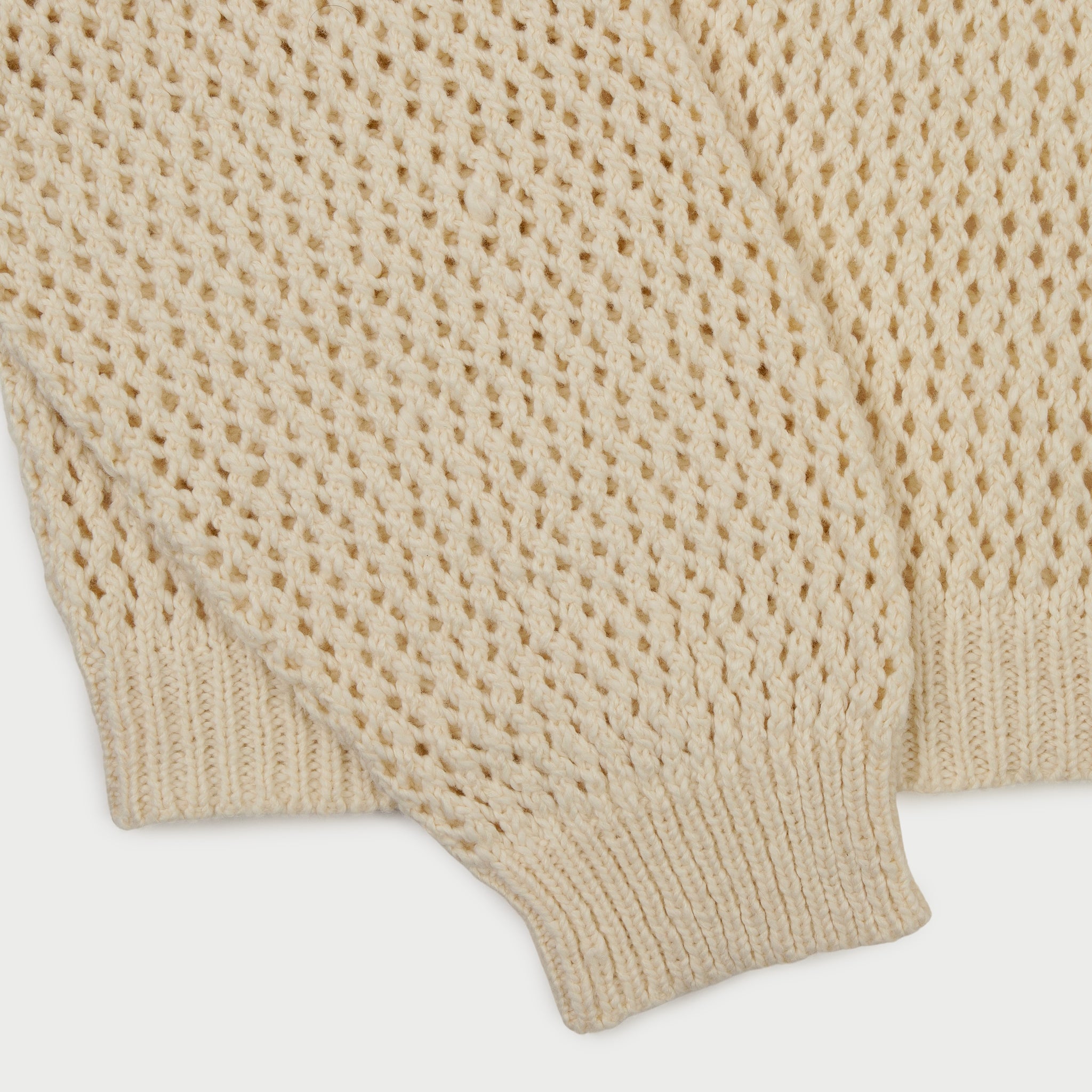 Knit Western Crew (Cream)