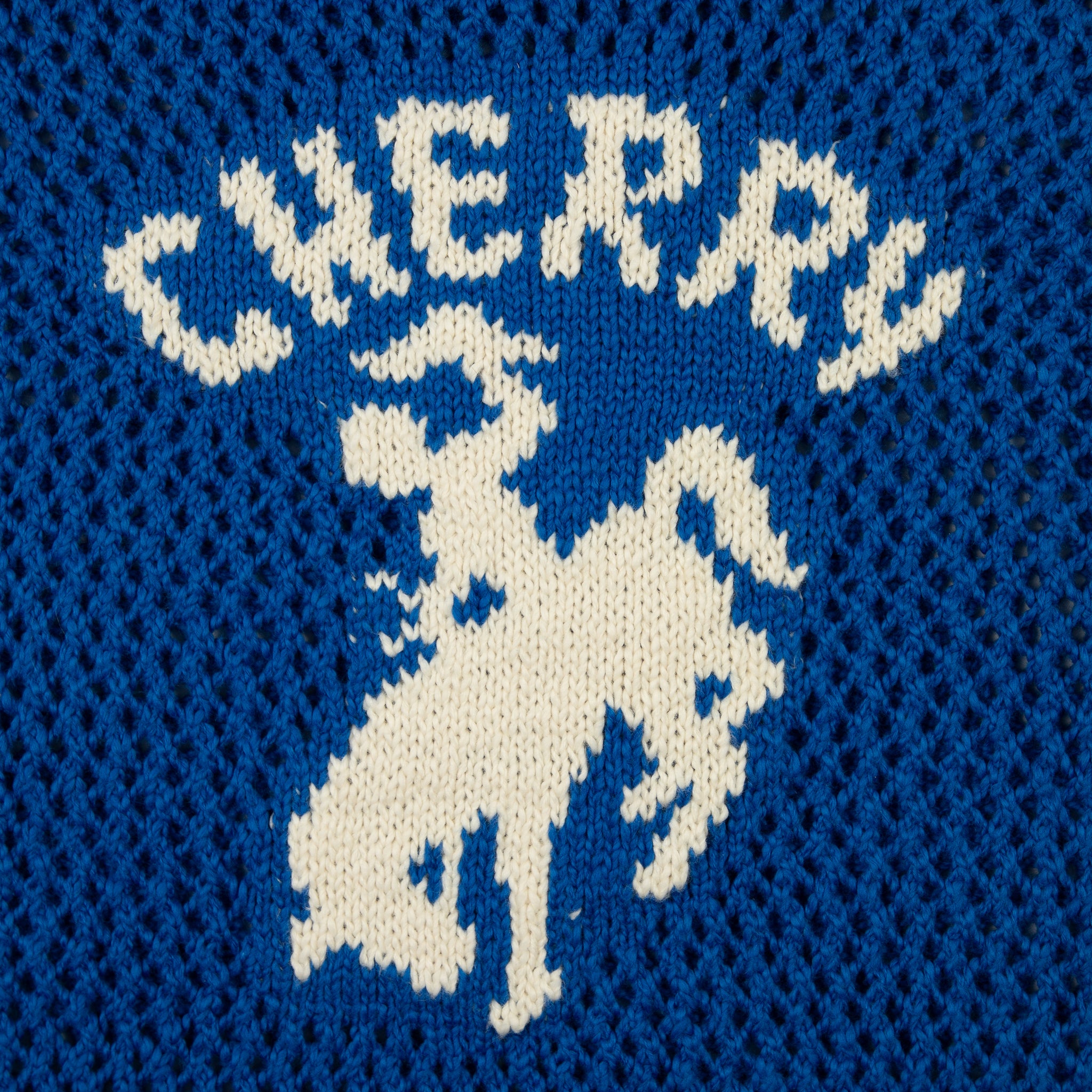 Knit Western Crew (Royal Blue)