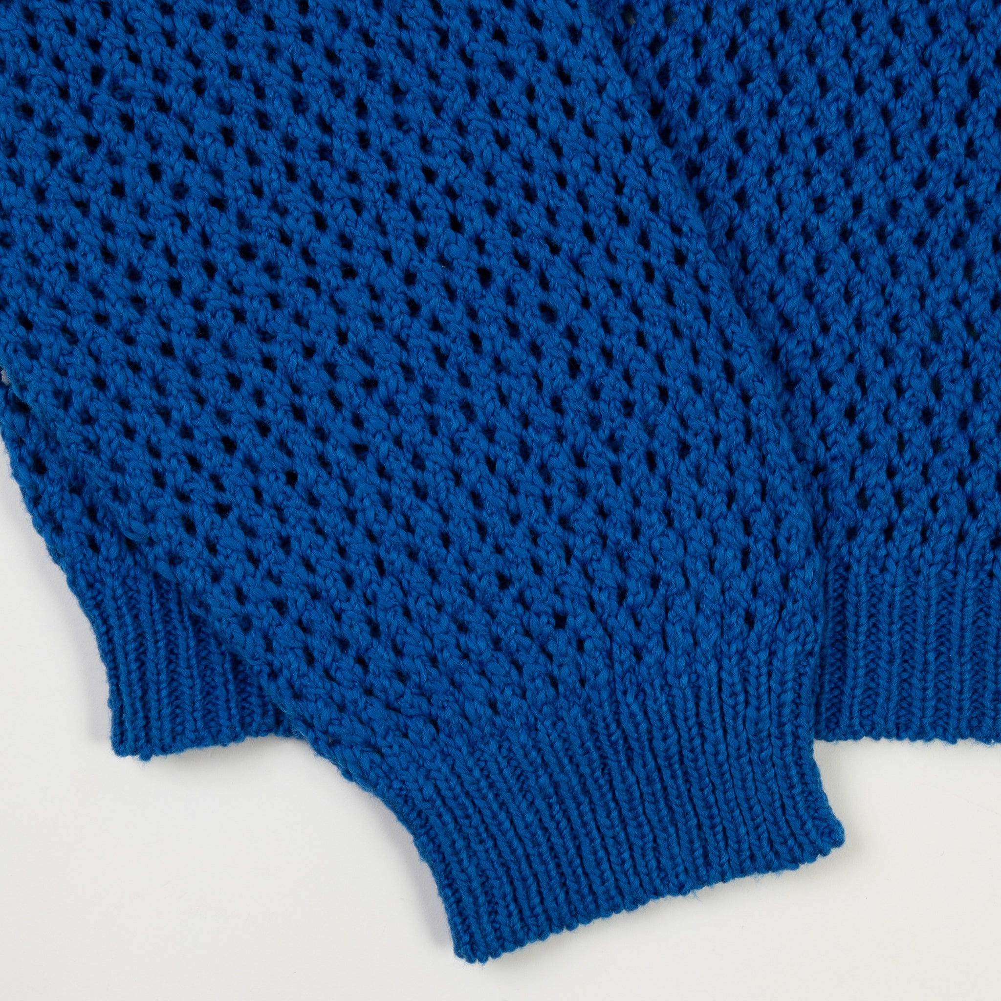 Knit Western Crew (Royal Blue)