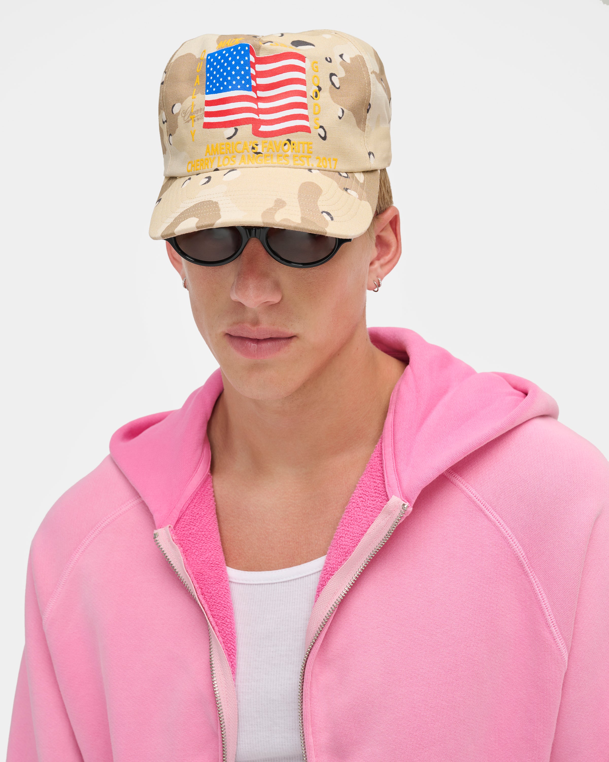 America's Favorite 5 Panel Hat (Desert Camo)