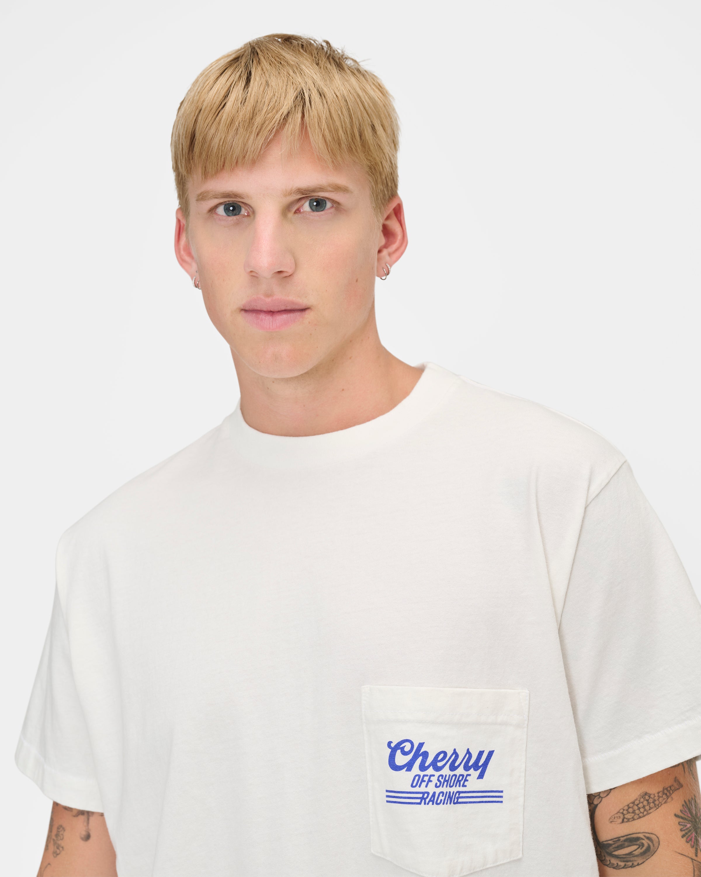 Offshore Boxy Pocket T-Shirt (Vintage White)