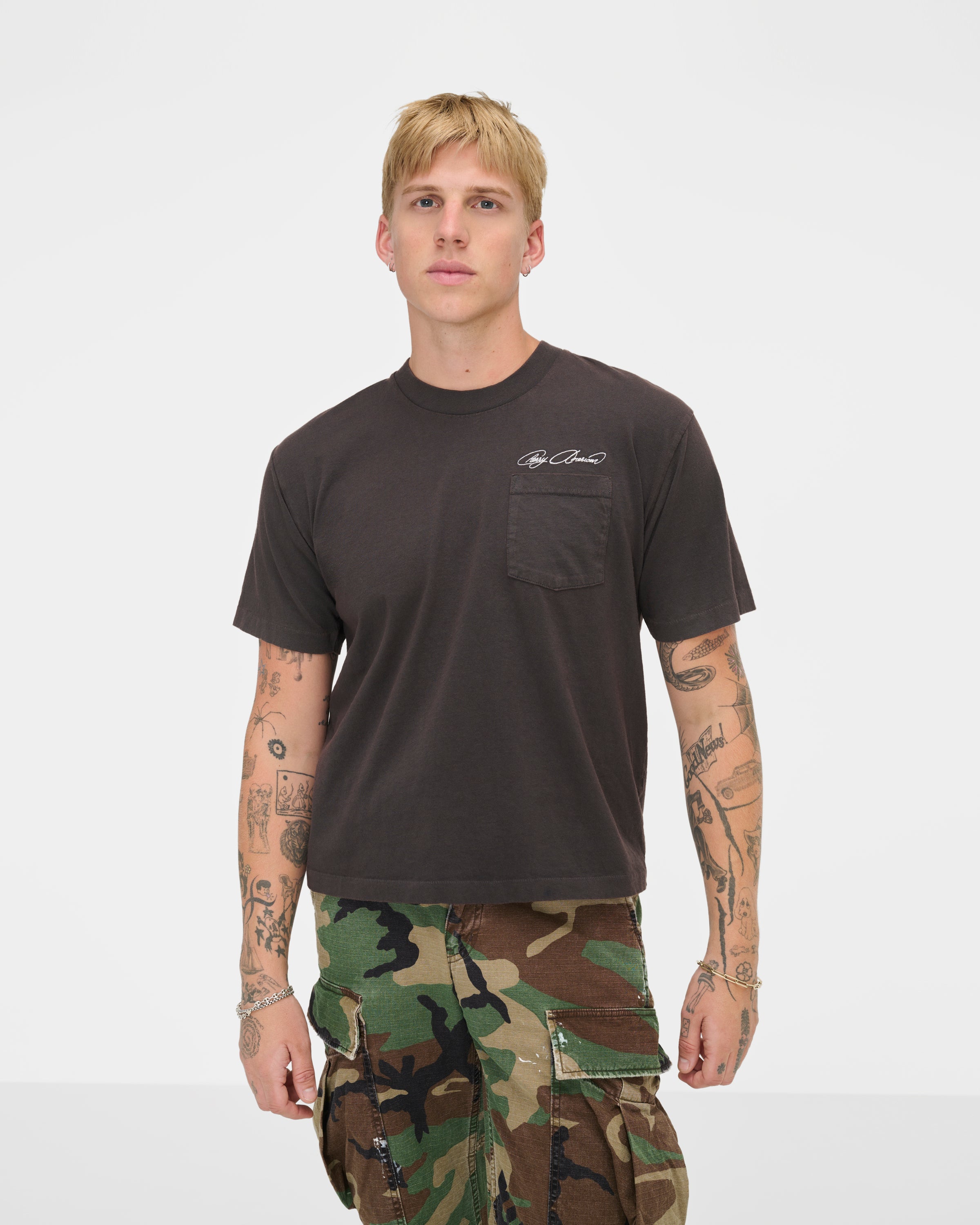 Cherry American Pocket T-Shirt (Vintage Black)