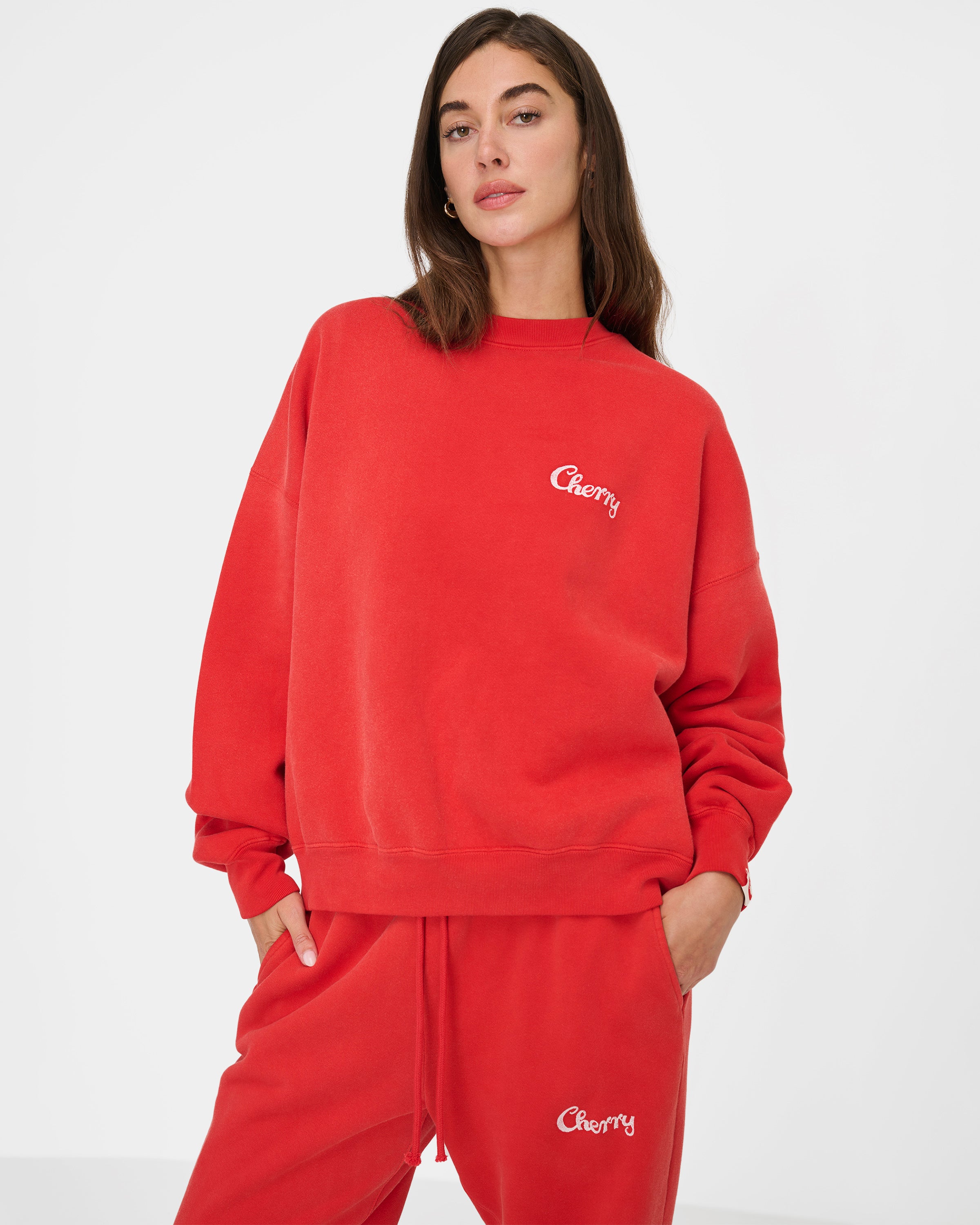 Best Quality Crewneck (Sun Faded Red)