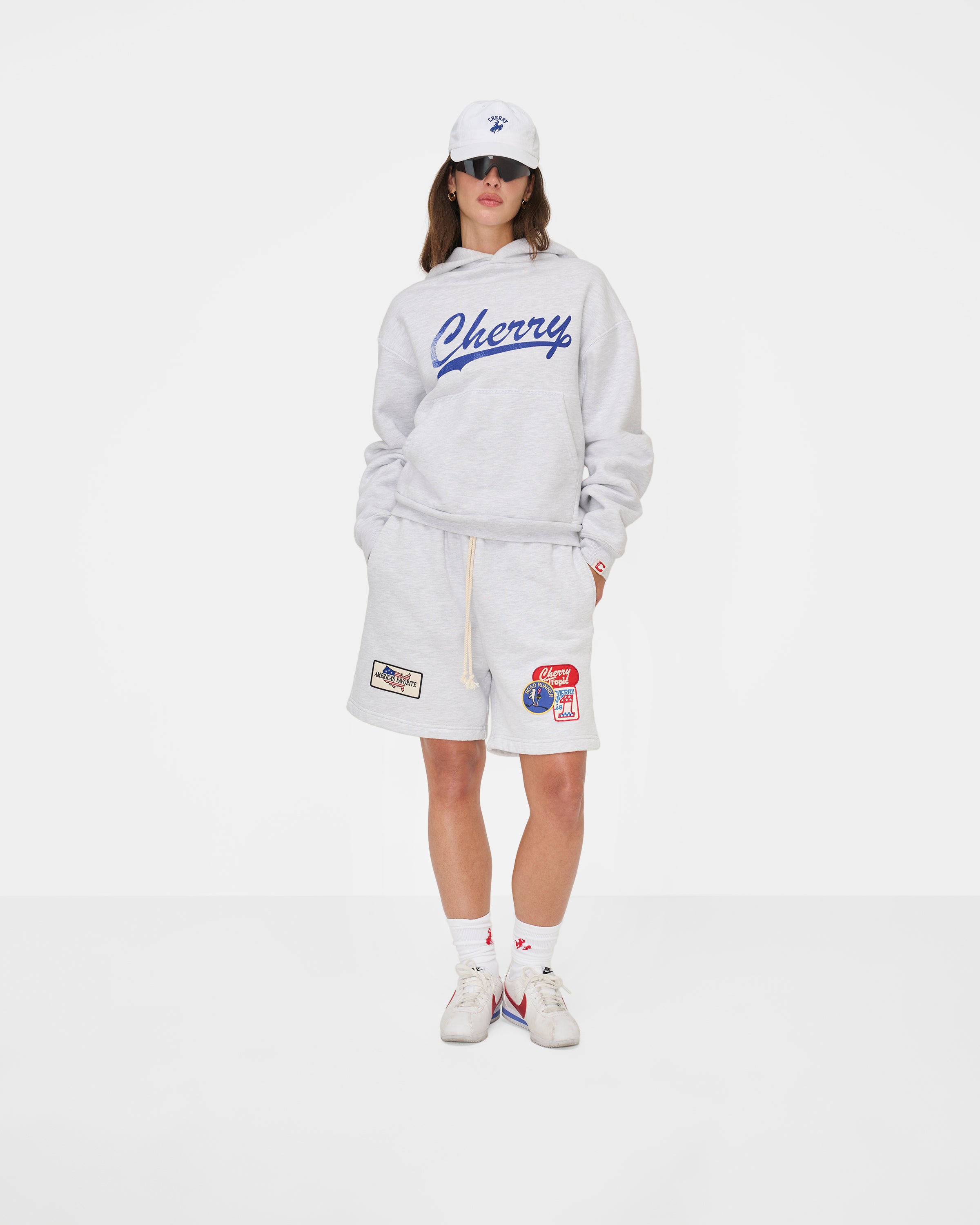 Athletic Hoodie (White Heather)