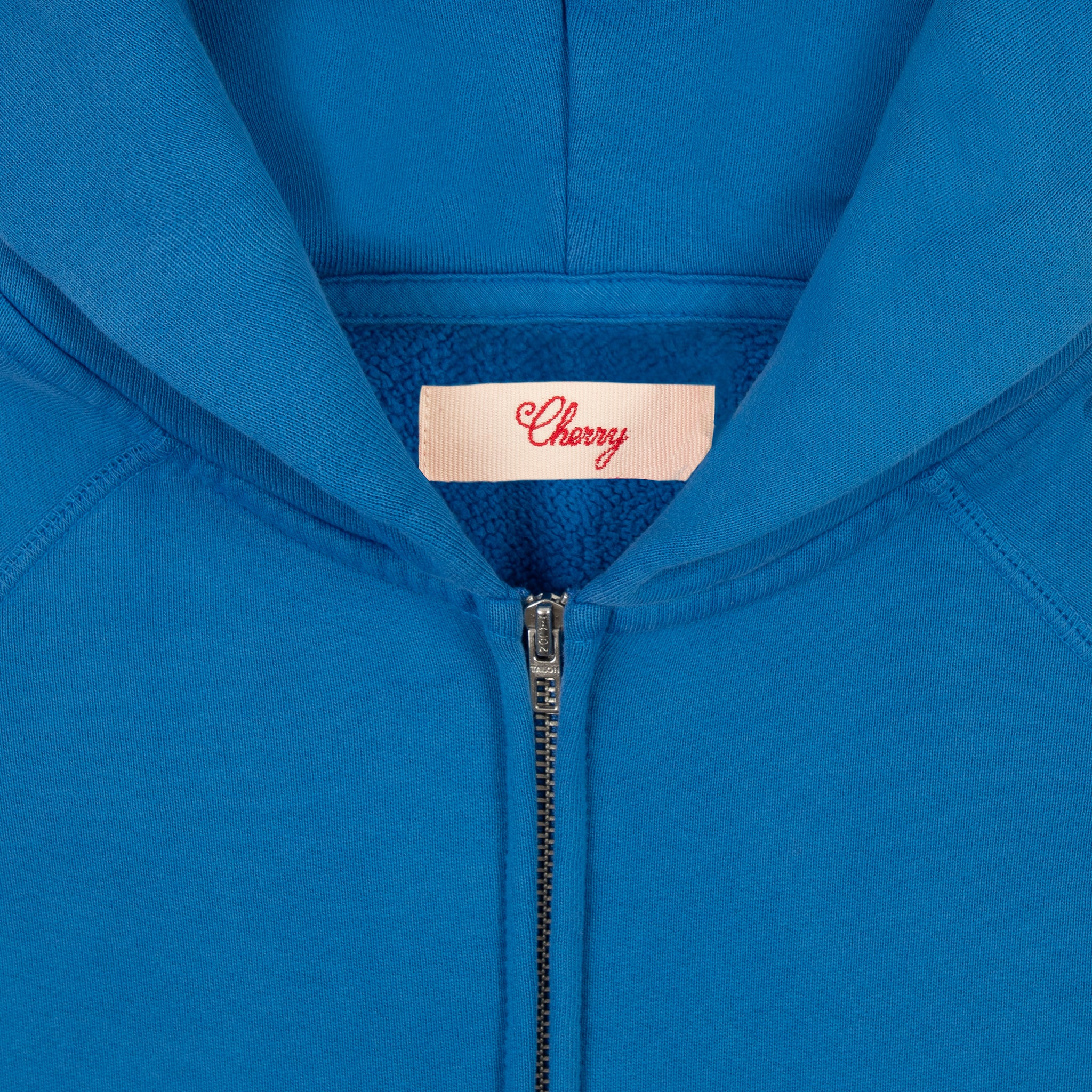 Raglan Zip Up Hoodie (River Blue)