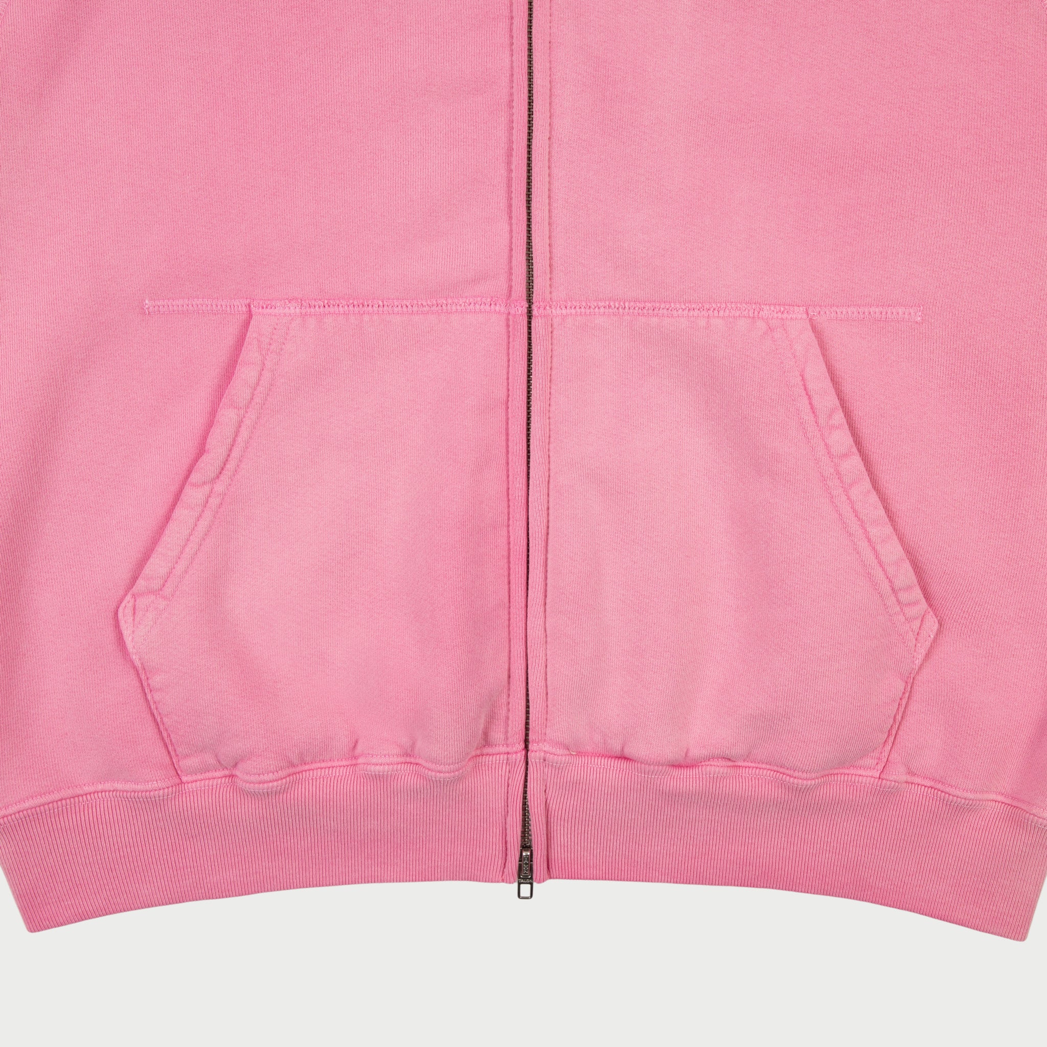Raglan Zip Up Hoodie (Fuchsia)