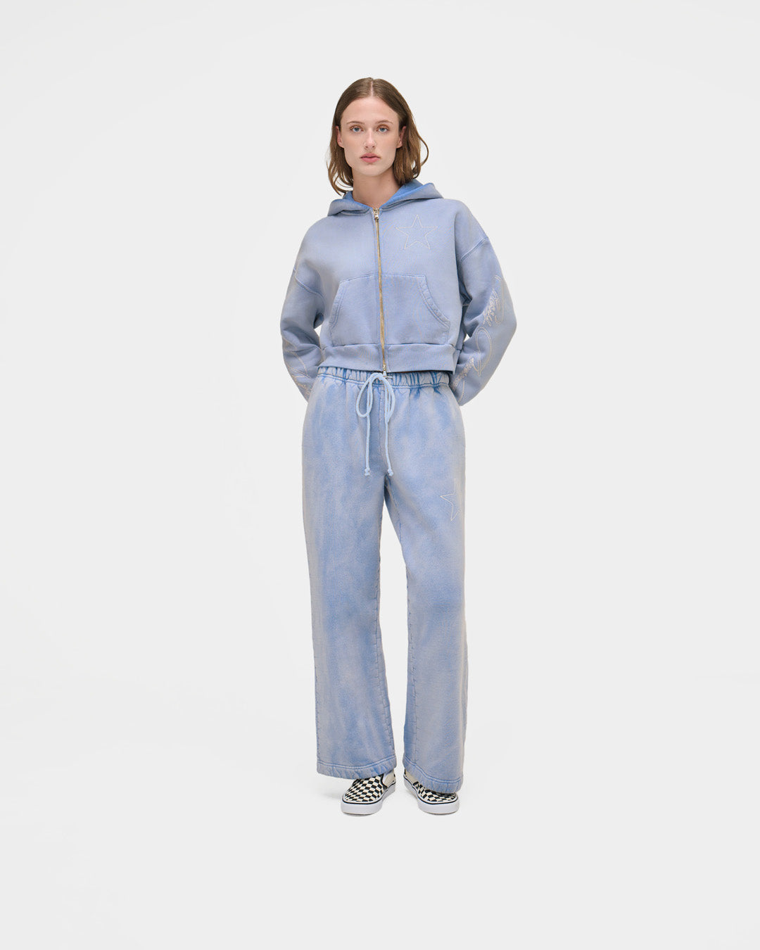 American Star Women's Sweatpants (Sun Faded Blue)