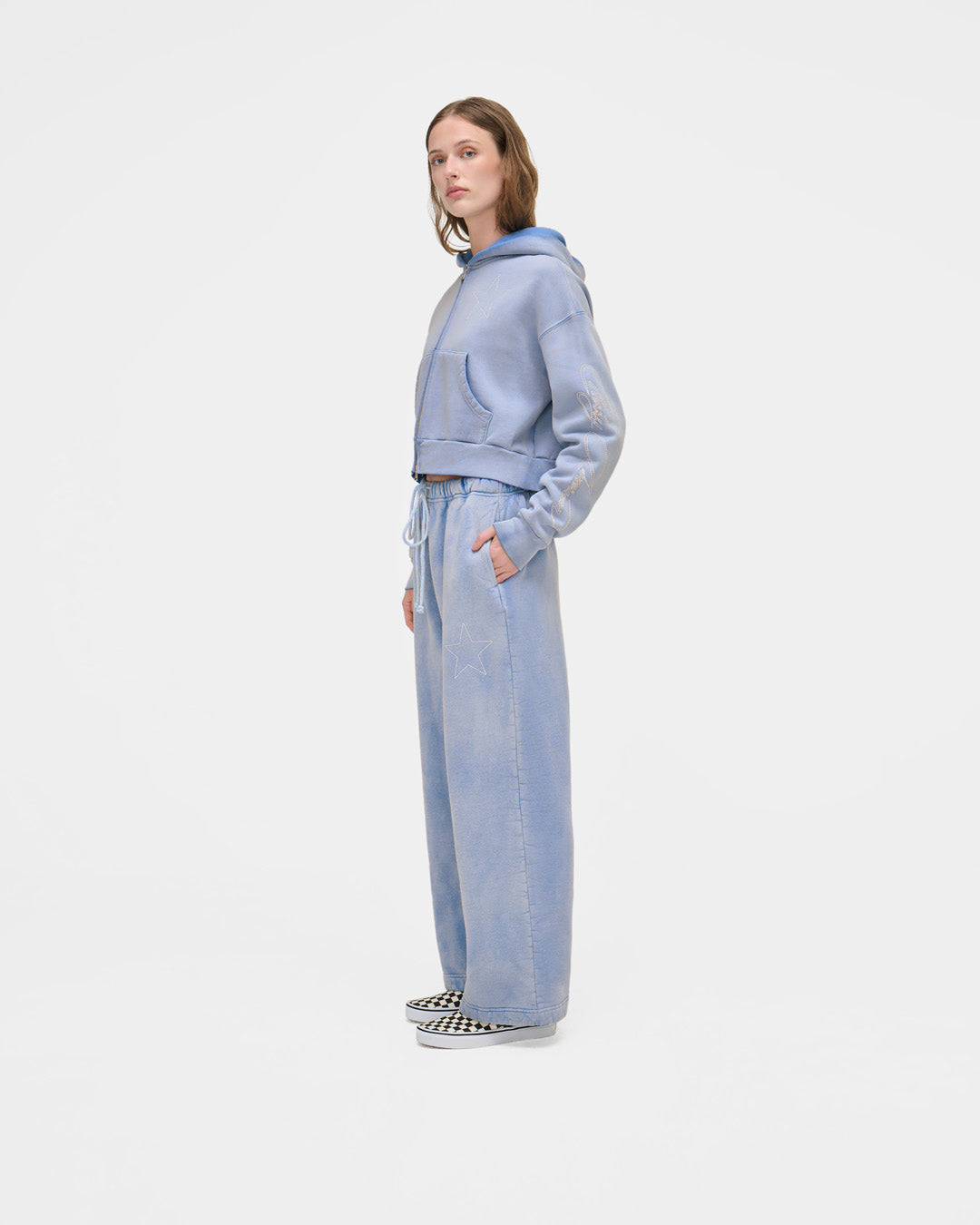 American Star Women's Sweatpants (Sun Faded Blue)